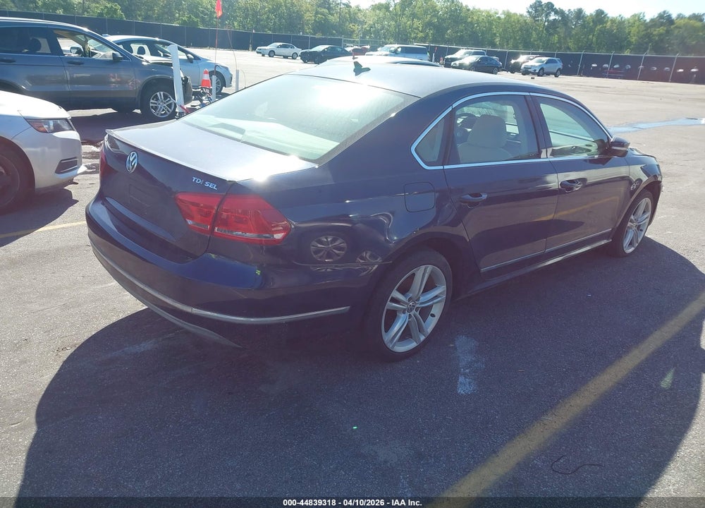 2014 VOLKSWAGEN PASSAT 2.0L TDI SEL PREMIUM VIN: 1VWCN7A36EC117794