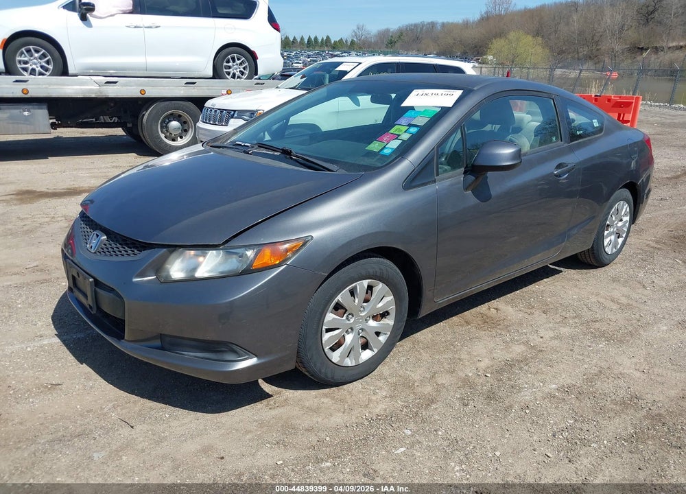 2012 HONDA CIVIC LX VIN: 2HGFG3B50CH530454