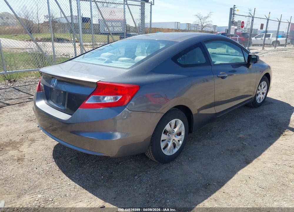 2012 HONDA CIVIC LX VIN: 2HGFG3B50CH530454