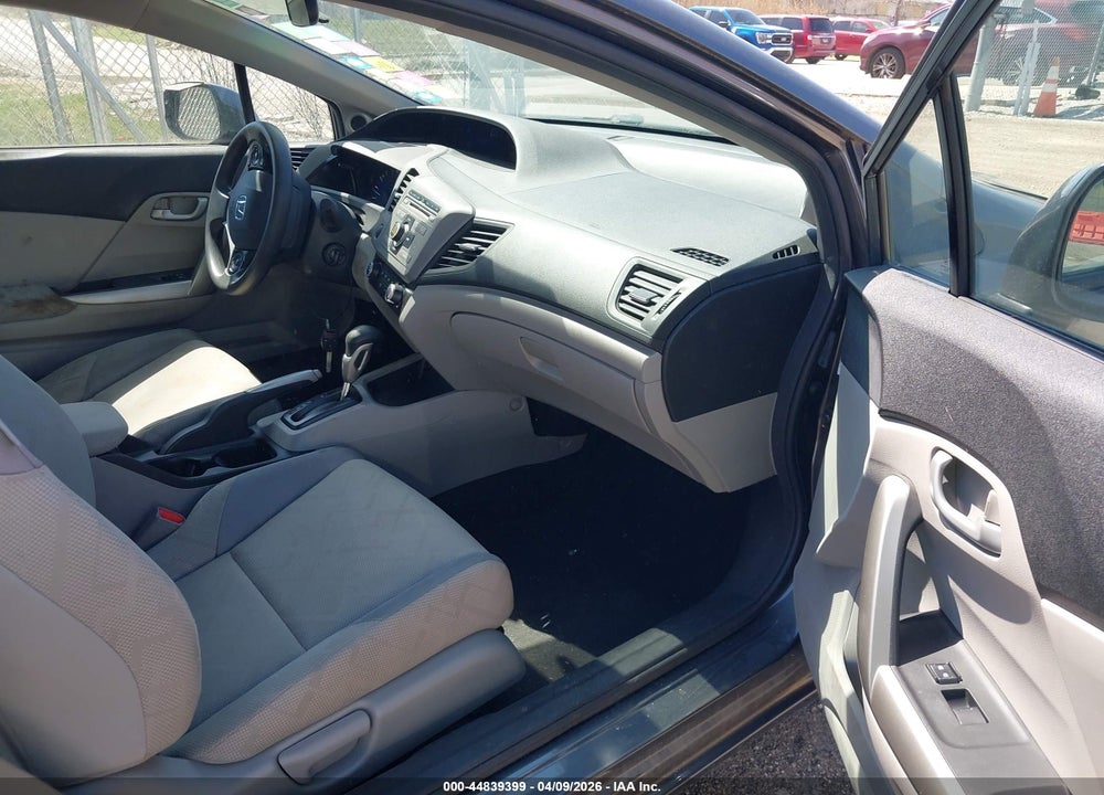 2012 HONDA CIVIC LX VIN: 2HGFG3B50CH530454