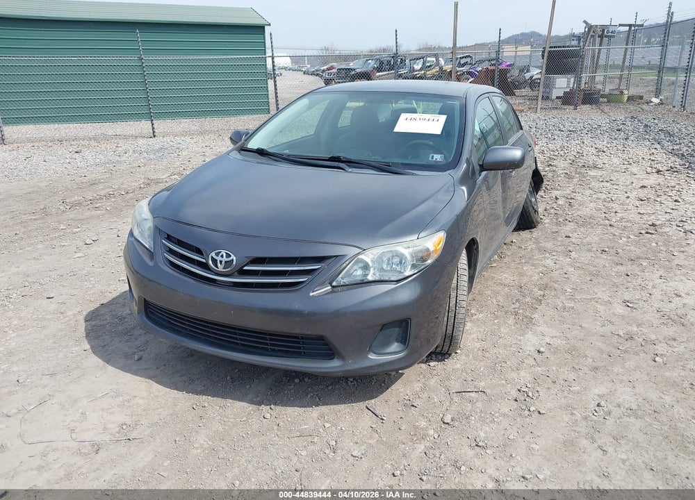 2013 TOYOTA COROLLA LE VIN: 2T1BU4EE4DC986623