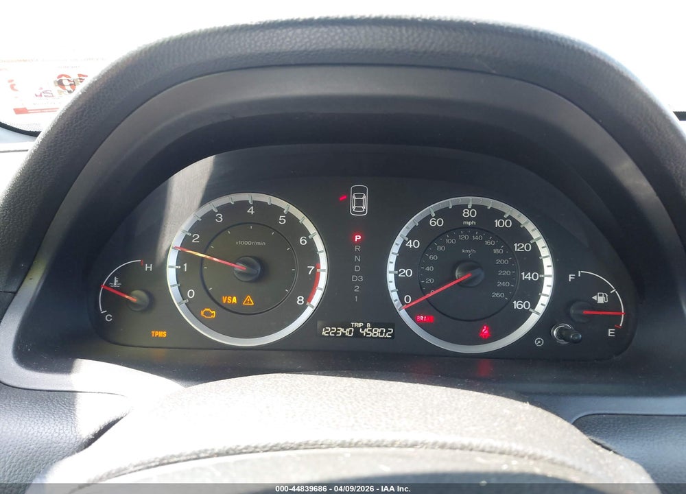 2009 HONDA ACCORD 2.4 LX VIN: 1HGCP26349A158789