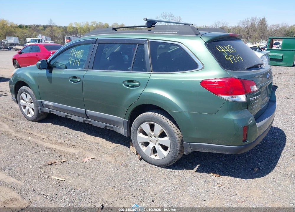 2010 SUBARU OUTBACK 2.5I PREMIUM VIN: 4S4BRBCC6A3330334