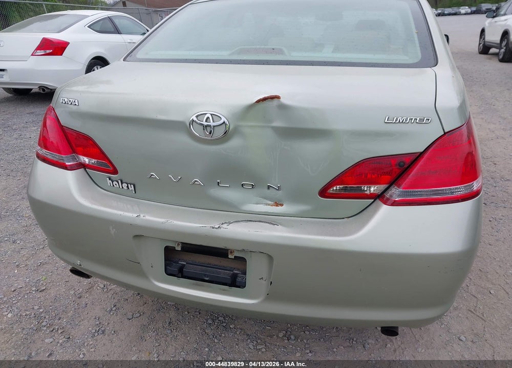 2006 TOYOTA AVALON LIMITED VIN: 4T1BK36B46U085662