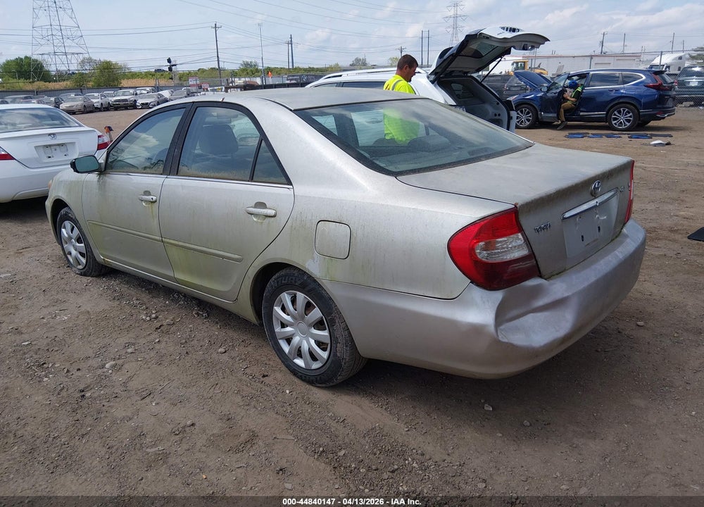 2002 TOYOTA CAMRY LE/XLE/SE VIN: JTDBE32K120029780