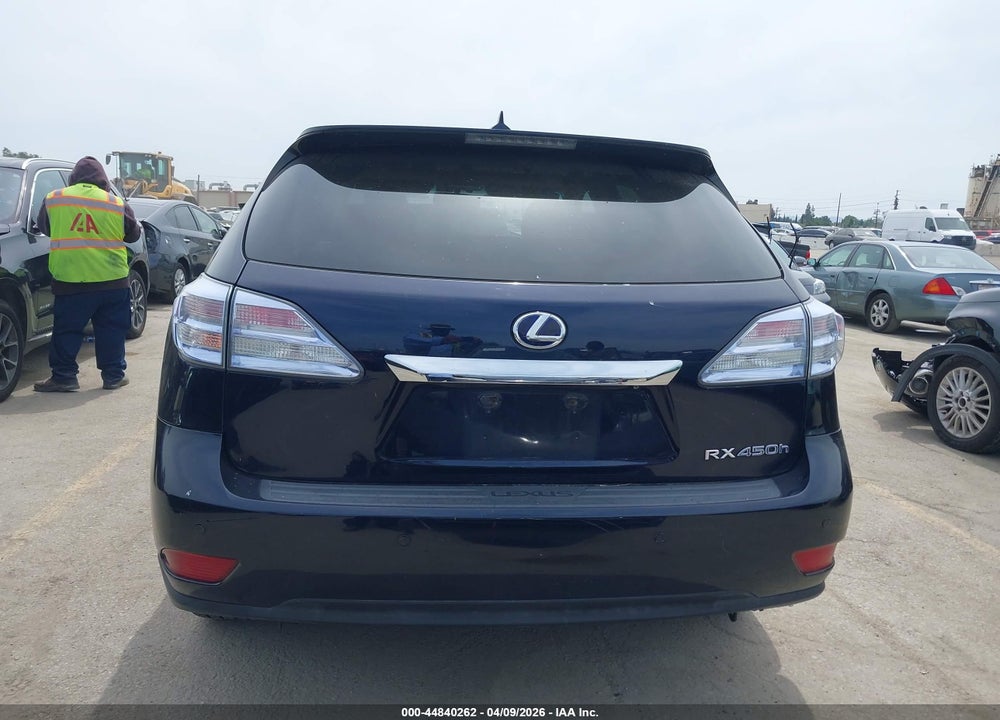 2010 LEXUS RX 450H VIN: JTJZB1BA2A2402621