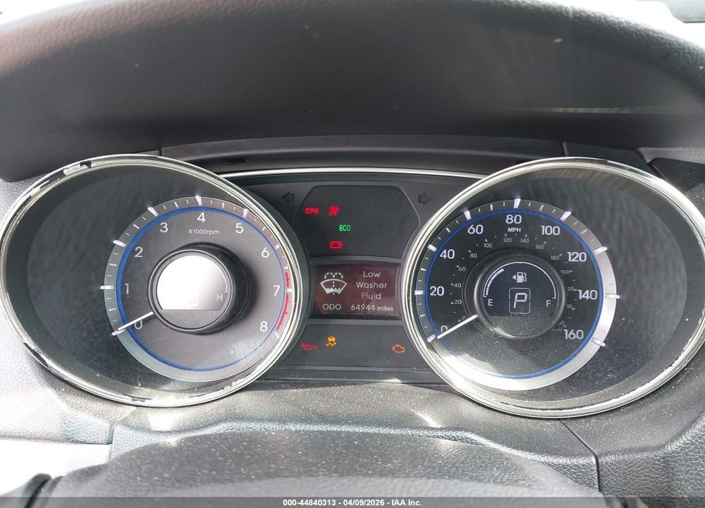 2013 HYUNDAI SONATA GLS VIN: 5NPEB4AC2DH697468
