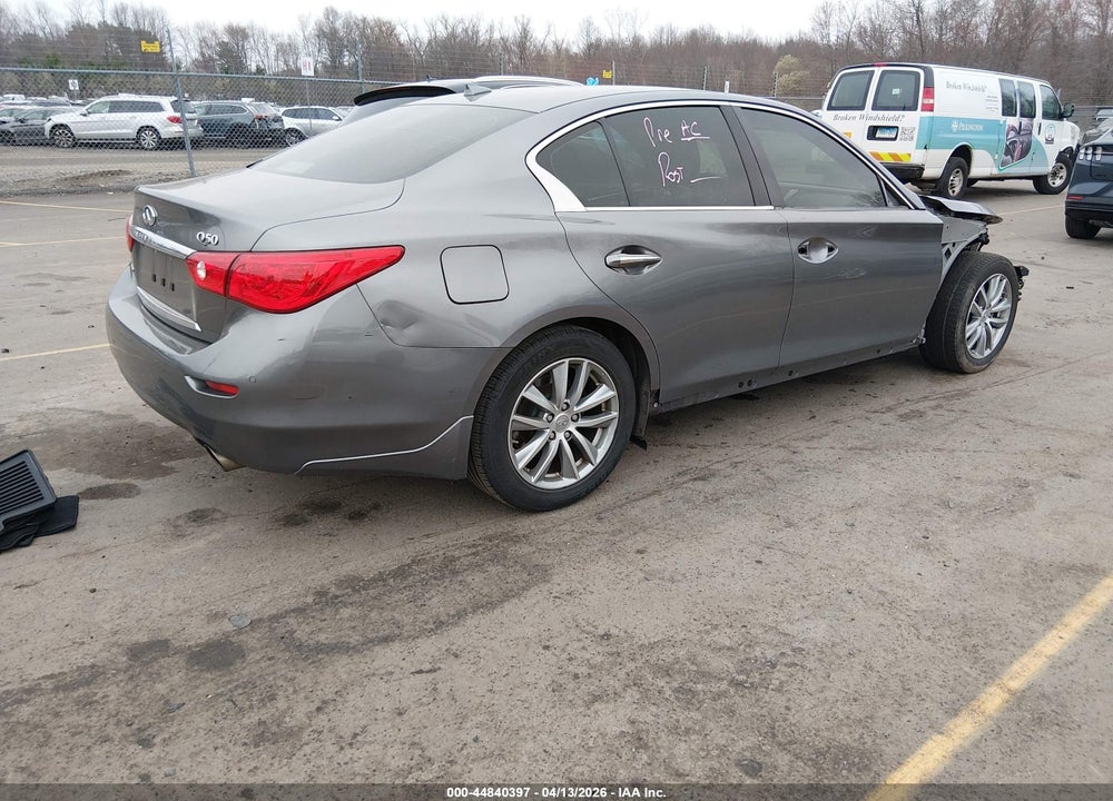 2016 INFINITI Q50 3.0T PREMIUM VIN: JN1EV7AR7GM344282