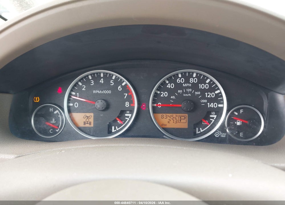 2007 NISSAN PATHFINDER SE VIN: 5N1AR18W97C604398