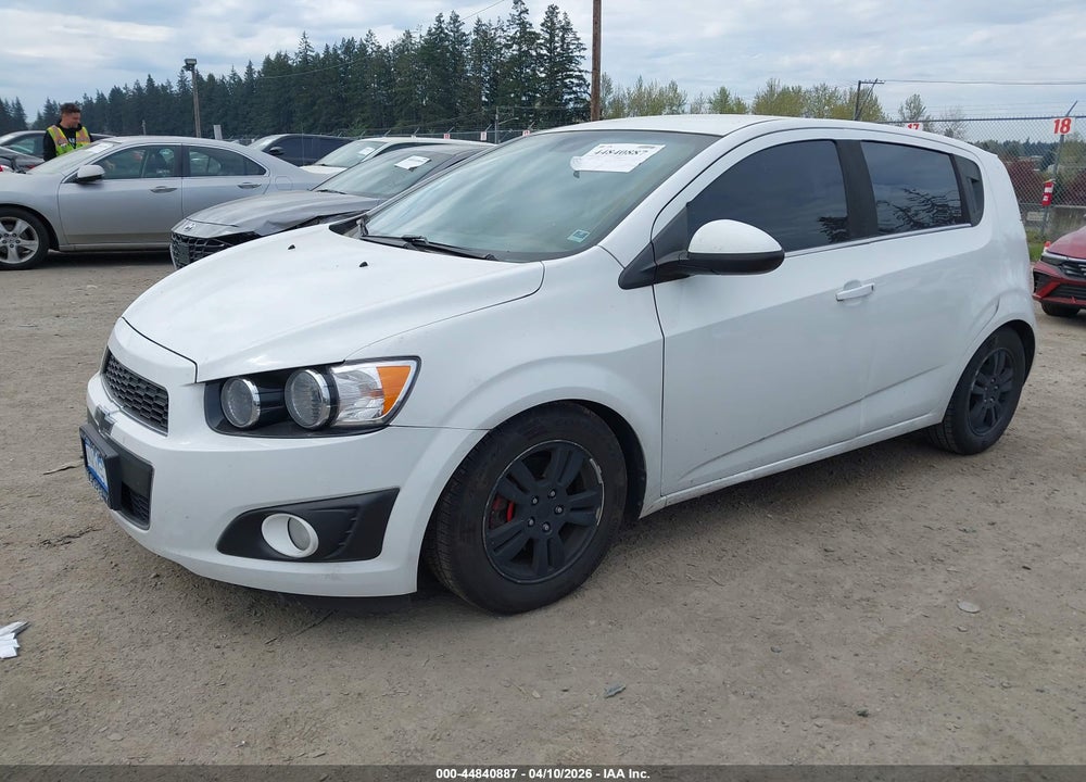 2013 CHEVROLET SONIC LT MANUAL VIN: 1G1JD6SB6D4132293