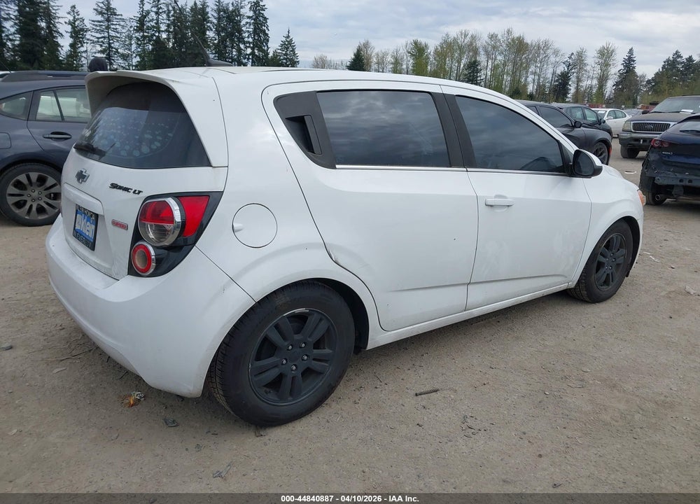 2013 CHEVROLET SONIC LT MANUAL VIN: 1G1JD6SB6D4132293