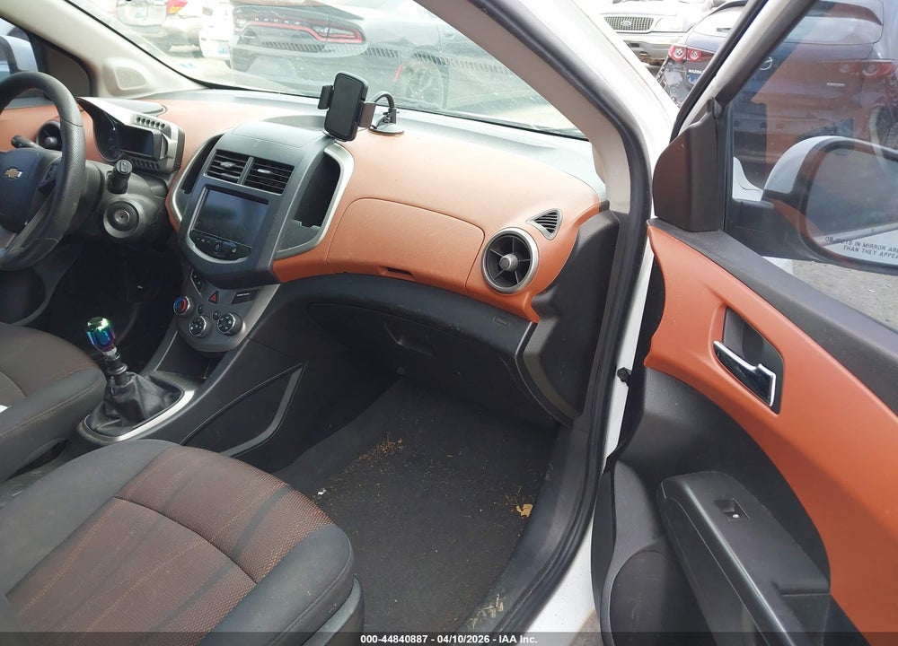 2013 CHEVROLET SONIC LT MANUAL VIN: 1G1JD6SB6D4132293