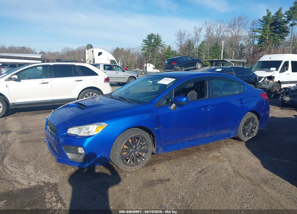 2015 SUBARU WRX VIN: JF1VA1A65F9826560
