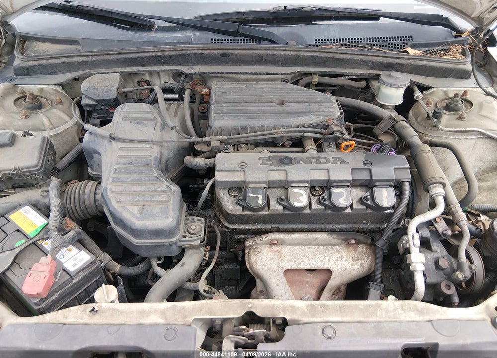 2002 HONDA CIVIC LX VIN: 2HGES16582H580932