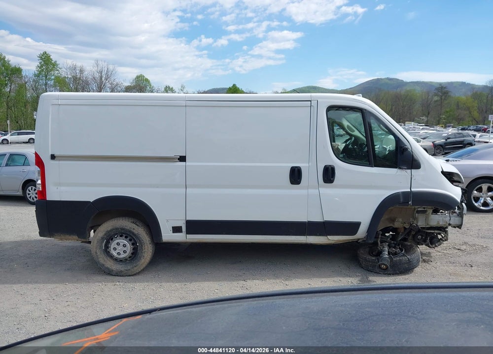 2025 RAM PROMASTER 2500 TRADESMAN LOW ROOF 136 WB W/PASS SEAT VIN: 3C6LRVVG6SE512577