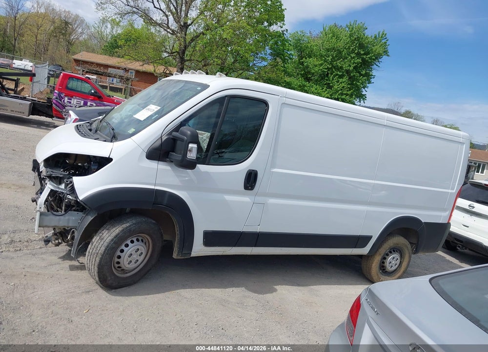 2025 RAM PROMASTER 2500 TRADESMAN LOW ROOF 136 WB W/PASS SEAT VIN: 3C6LRVVG6SE512577