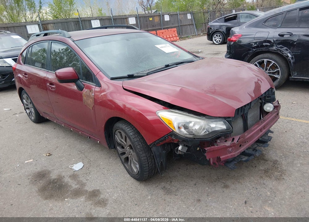 2014 SUBARU IMPREZA 2.0I SPORT PREMIUM VIN: JF1GPAL60E8274149