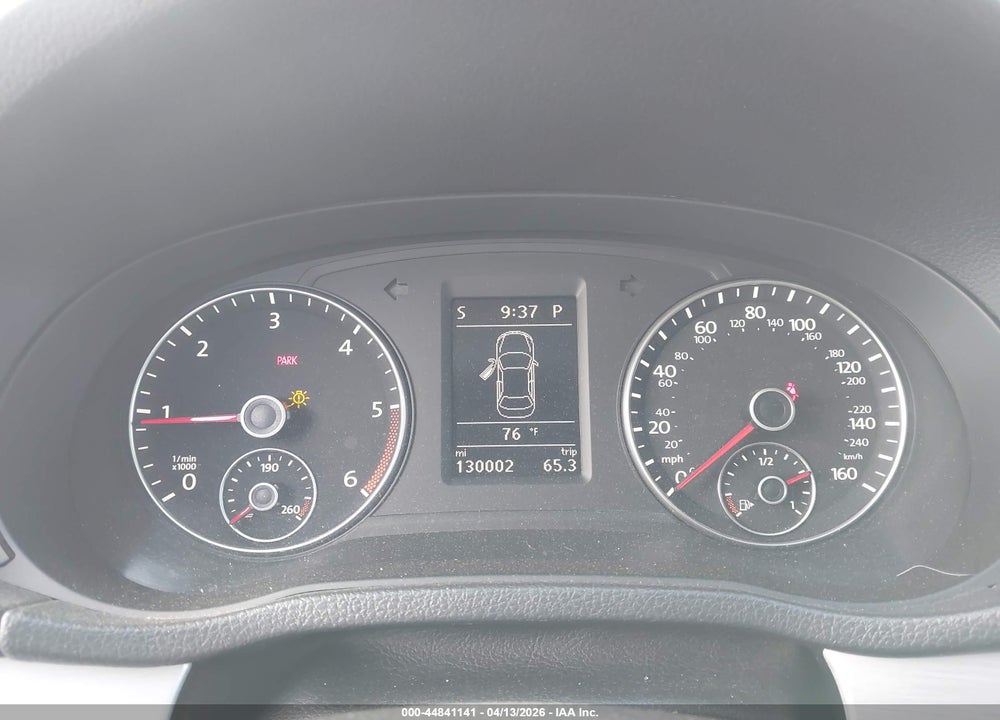 2013 VOLKSWAGEN PASSAT 2.0L TDI SE VIN: 1VWBN7A31DC140782