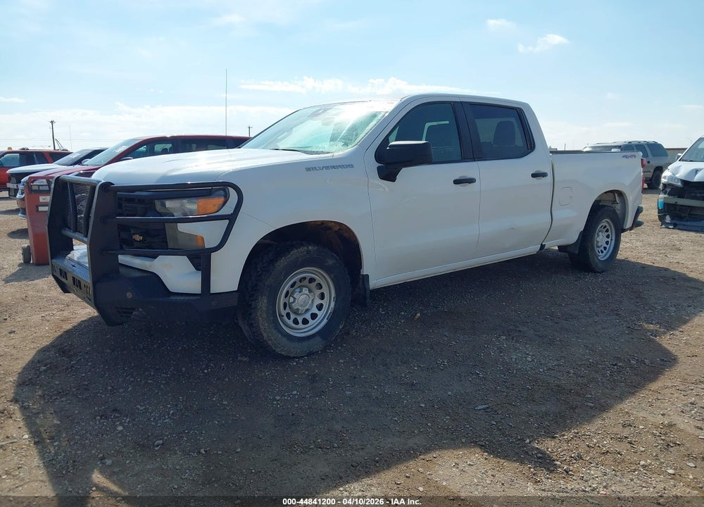 2023 CHEVROLET SILVERADO 1500 4WD  STANDARD BED WT VIN: 1GCUDAED5PZ107171