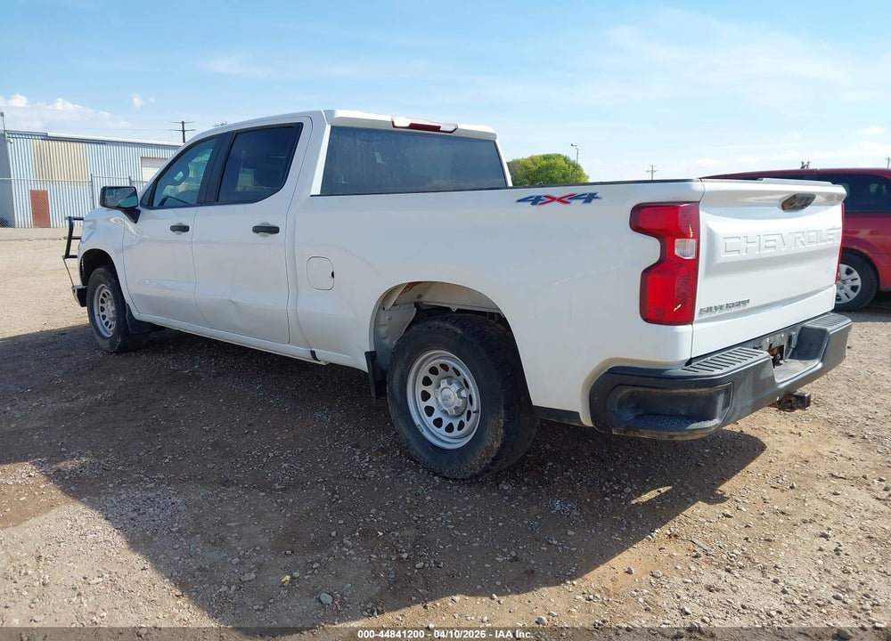 2023 CHEVROLET SILVERADO 1500 4WD  STANDARD BED WT VIN: 1GCUDAED5PZ107171
