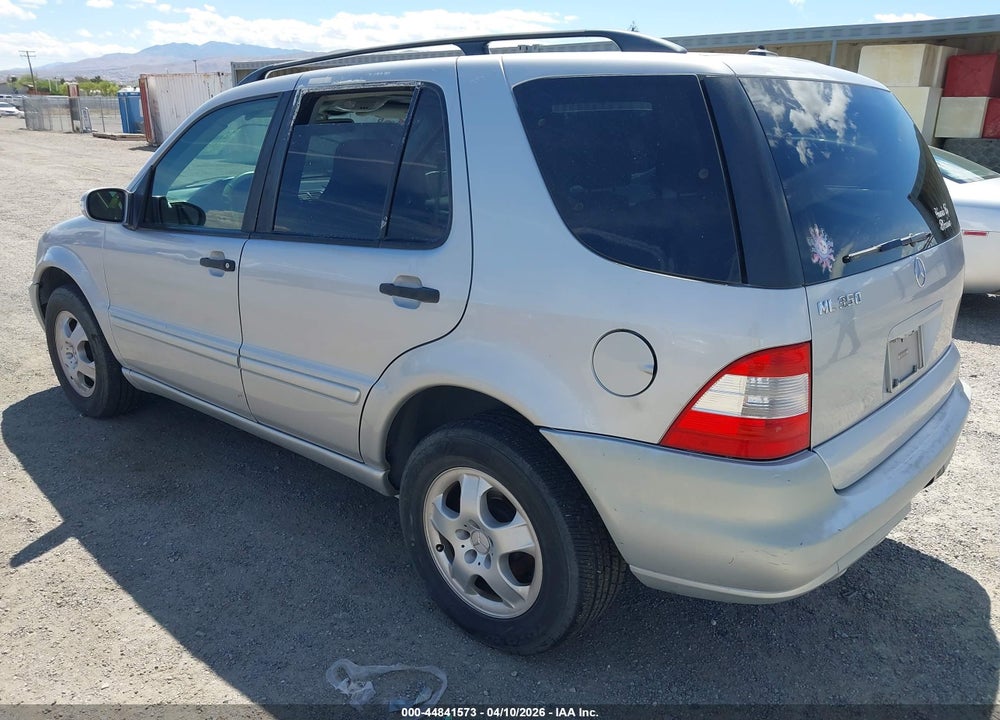 2004 MERCEDES-BENZ ML 350 4MATIC VIN: 4JGAB57E84A482869