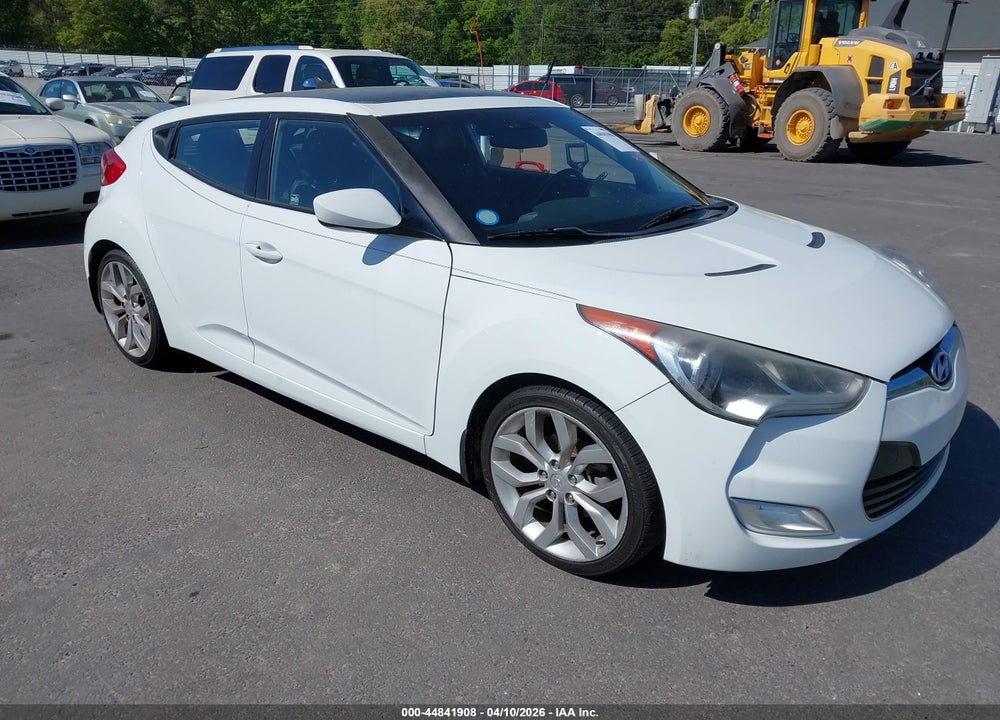 2013 HYUNDAI VELOSTER BASE W/BLACK VIN: KMHTC6AD4DU171062