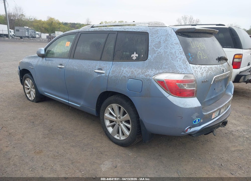 2008 TOYOTA HIGHLANDER HYBRID LIMITED VIN: JTEEW44A082008707