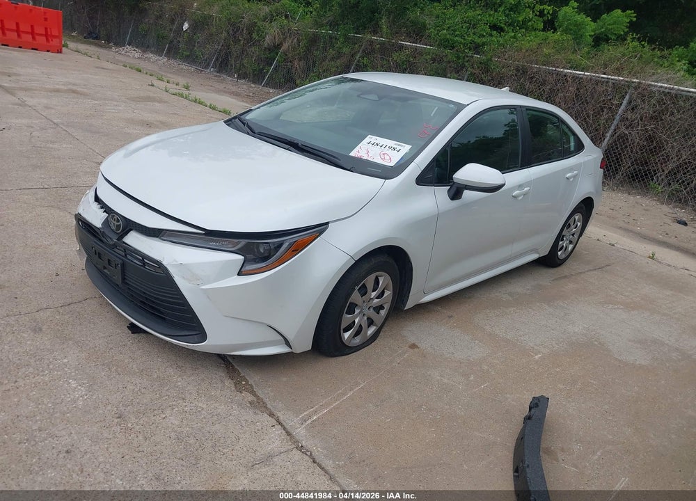 2025 TOYOTA COROLLA LE VIN: 5YFB4MDE0SP258506