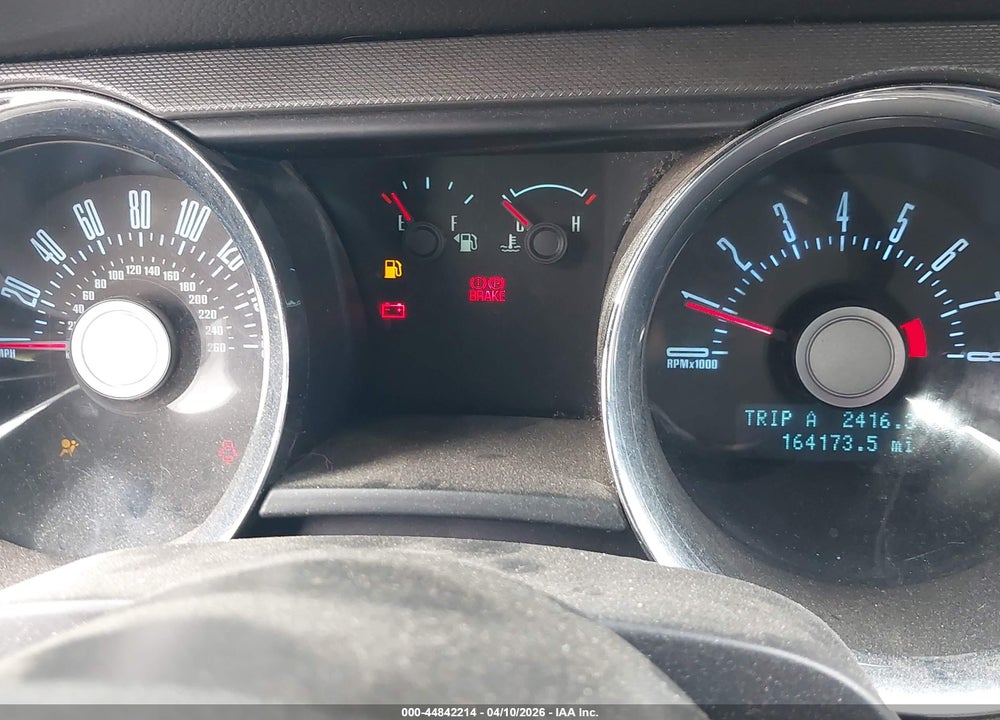 2011 FORD MUSTANG V6 VIN: 1ZVBP8AM7B5104122