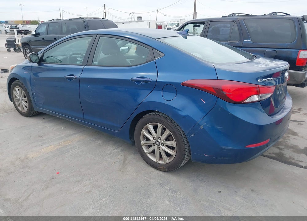2016 HYUNDAI ELANTRA SE VIN: KMHDH4AE3GU476818