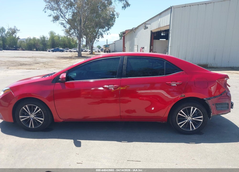 2016 TOYOTA COROLLA LE PLUS VIN: 5YFBURHE2GP536224