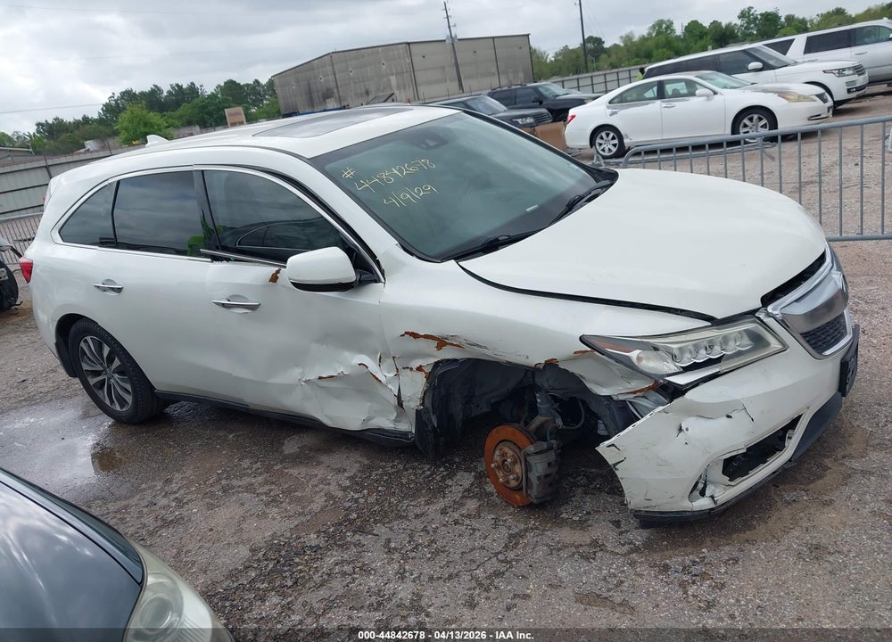 2016 ACURA MDX TECHNOLOGY   WATCH PLUS PACKAGES/TECHNOLOGY PACKAGE VIN: 5FRYD4H40GB024265
