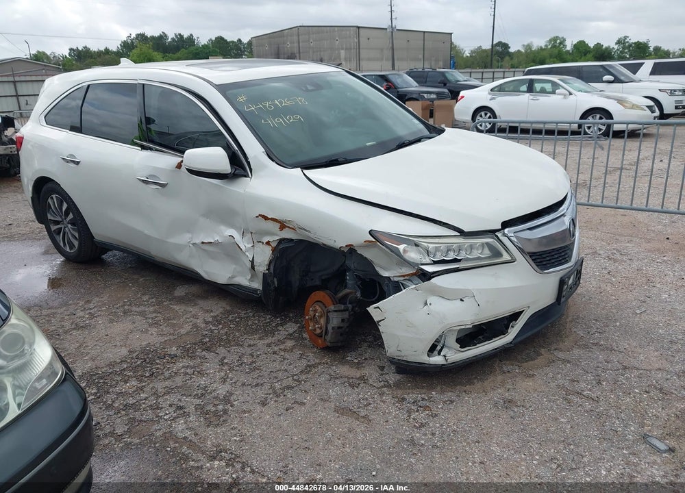 2016 ACURA MDX TECHNOLOGY   WATCH PLUS PACKAGES/TECHNOLOGY PACKAGE VIN: 5FRYD4H40GB024265