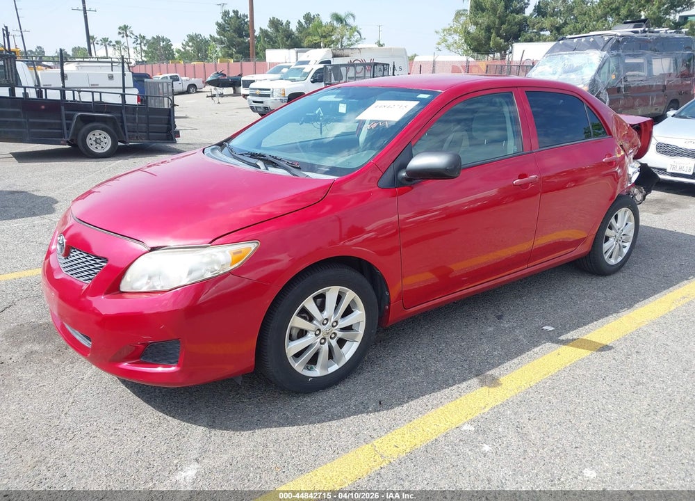 2010 TOYOTA COROLLA LE VIN: 2T1BU4EE8AC387686