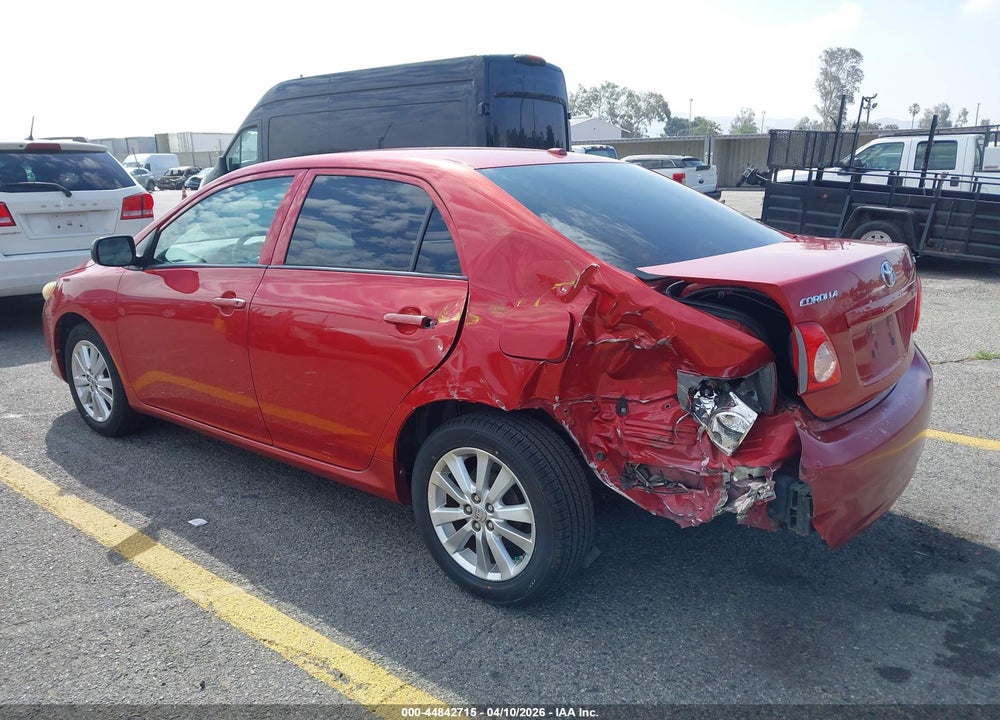 2010 TOYOTA COROLLA LE VIN: 2T1BU4EE8AC387686
