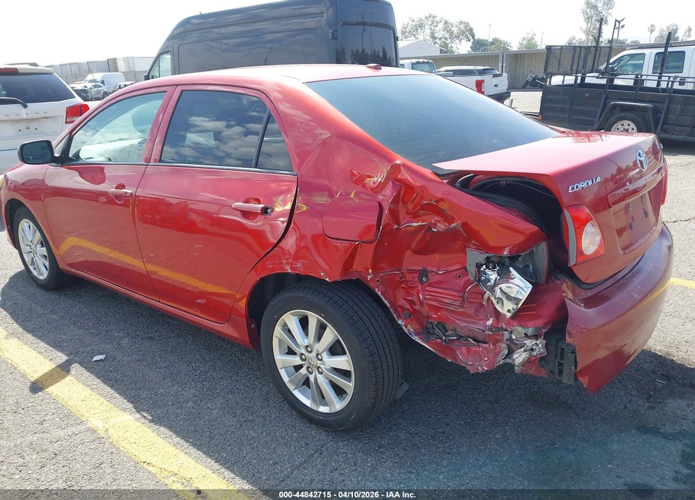 2010 TOYOTA COROLLA LE VIN: 2T1BU4EE8AC387686