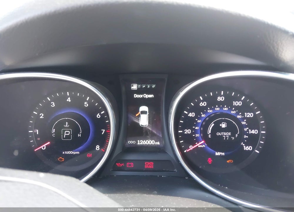 2014 HYUNDAI SANTA FE SPORT 2.4L VIN: 5XYZUDLB1EG227649