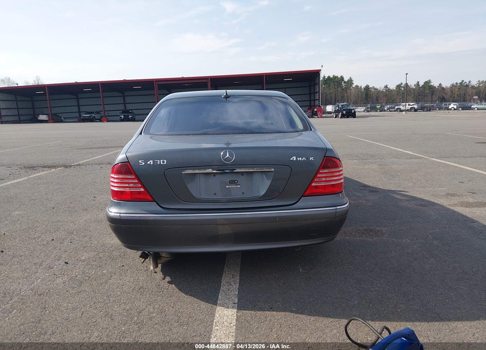 2005 MERCEDES-BENZ S 430 4MATIC VIN: WDBNG83J55A459836