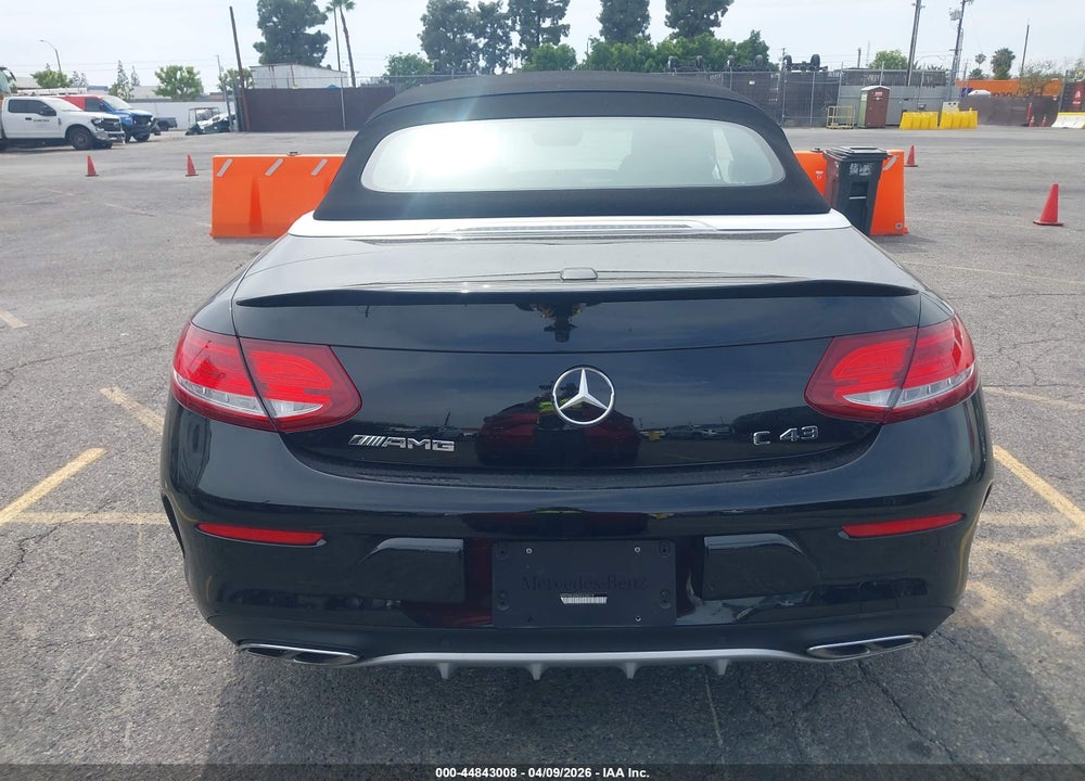 2018 MERCEDES-BENZ AMG C 43 4MATIC VIN: WDDWK6EBXJF634079