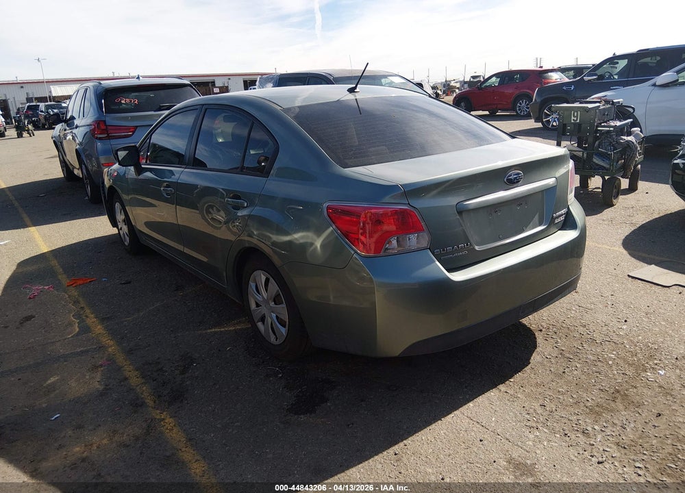 2014 SUBARU IMPREZA 2.0I VIN: JF1GJAA69EG009191