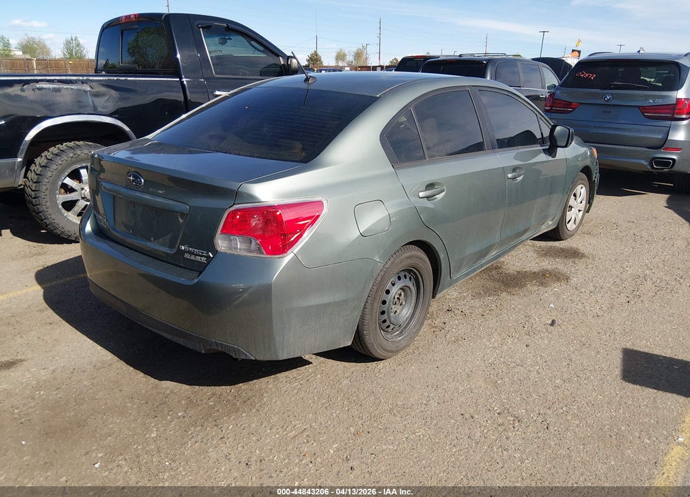 2014 SUBARU IMPREZA 2.0I VIN: JF1GJAA69EG009191