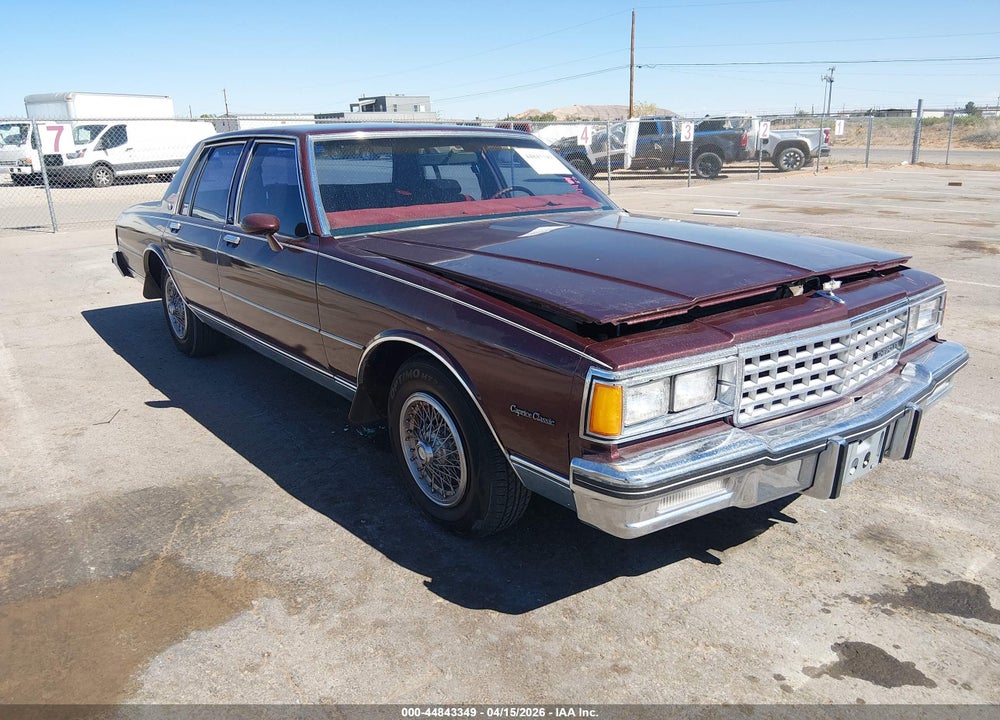 1983 CHEVROLET CAPRICE CLASSIC VIN: 2G1AN69H8D1116177
