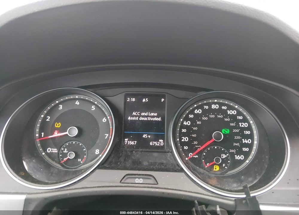 2019 VOLKSWAGEN ATLAS 3.6L V6 SE W/TECHNOLOGY VIN: 1V2UR2CA1KC527021
