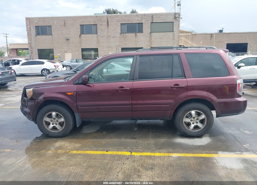 2007 HONDA PILOT EX-L VIN: 5FNYF18787B024096