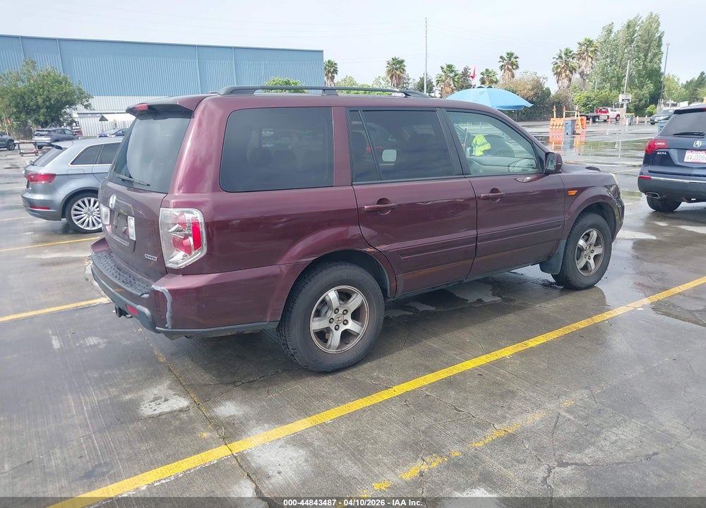 2007 HONDA PILOT EX-L VIN: 5FNYF18787B024096