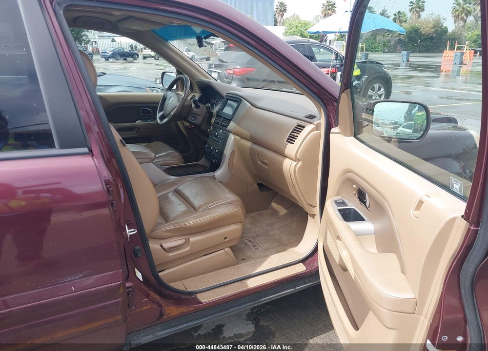 2007 HONDA PILOT EX-L VIN: 5FNYF18787B024096