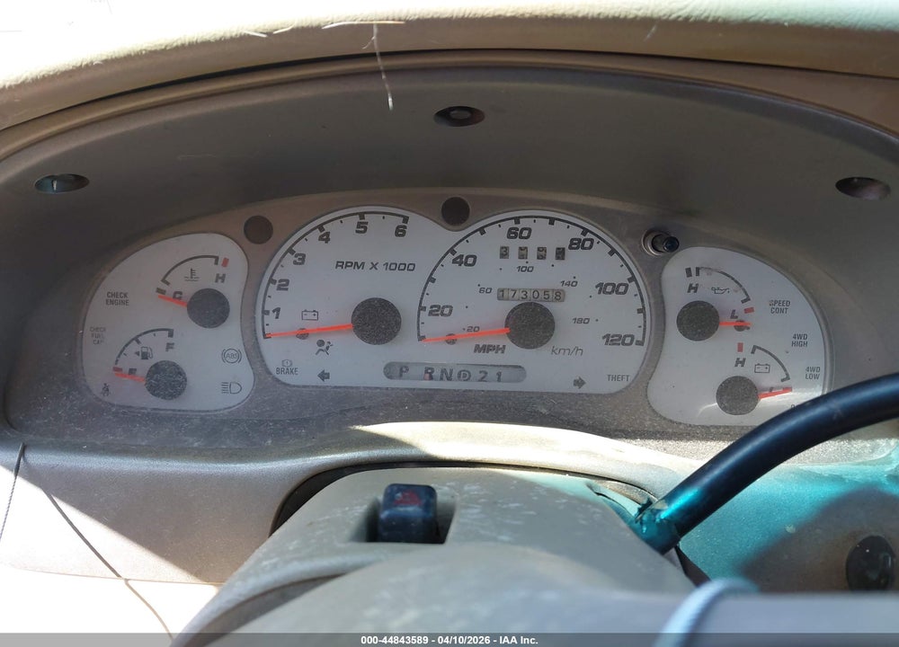2003 FORD EXPLORER SPORT TRAC XLS/XLT VIN: 1FMZU77E63UA04777