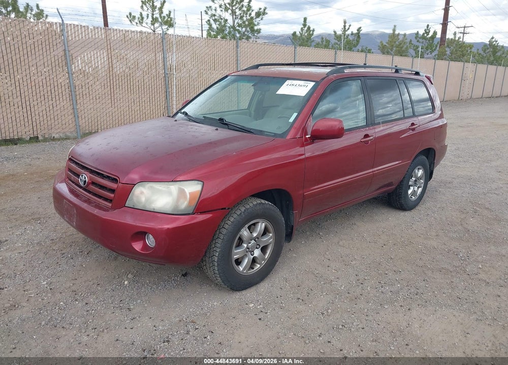 2005 TOYOTA HIGHLANDER V6 VIN: JTEDP21A950076805
