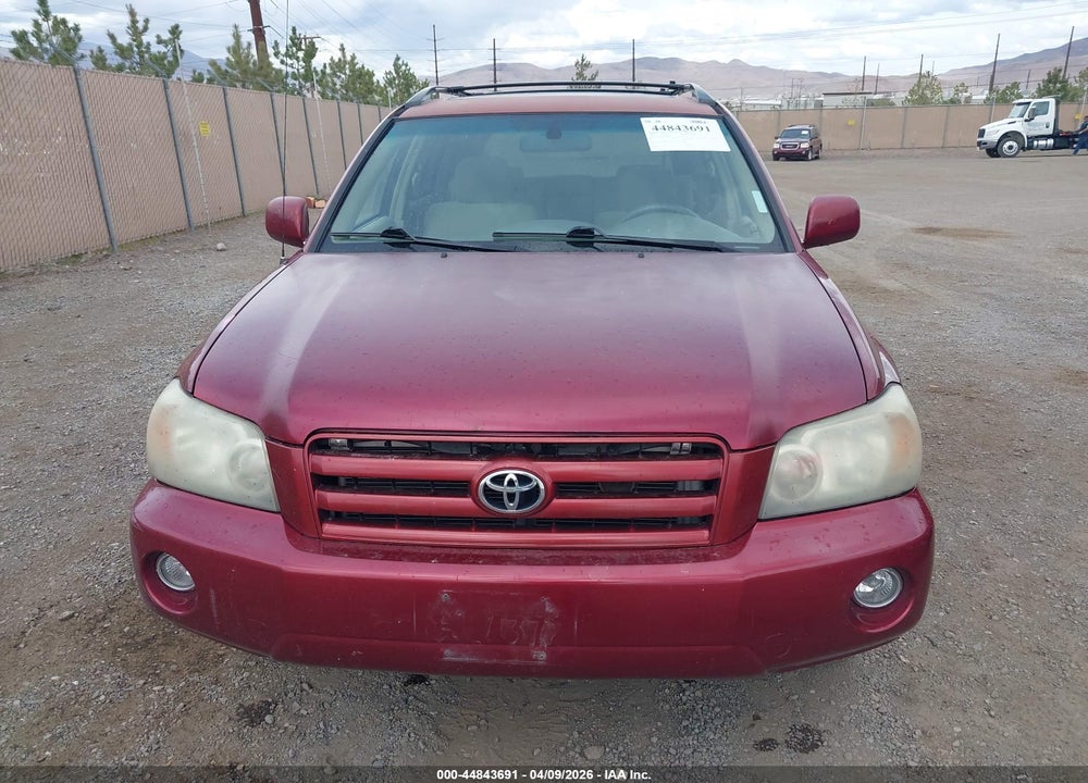 2005 TOYOTA HIGHLANDER V6 VIN: JTEDP21A950076805