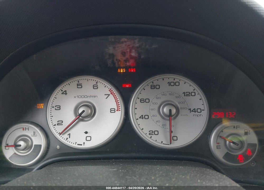 2004 ACURA RSX VIN: JH4DC53834S006391